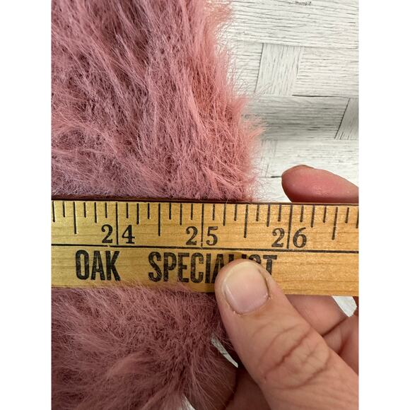 Free People women’s cardigan Cardi pink super soft teddy bear cozycore - Picture 9 of 10